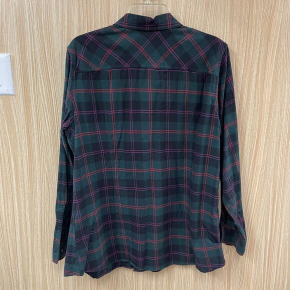 Eddie Bauer Green Plaid Top size 2X - Picture 5 of 5